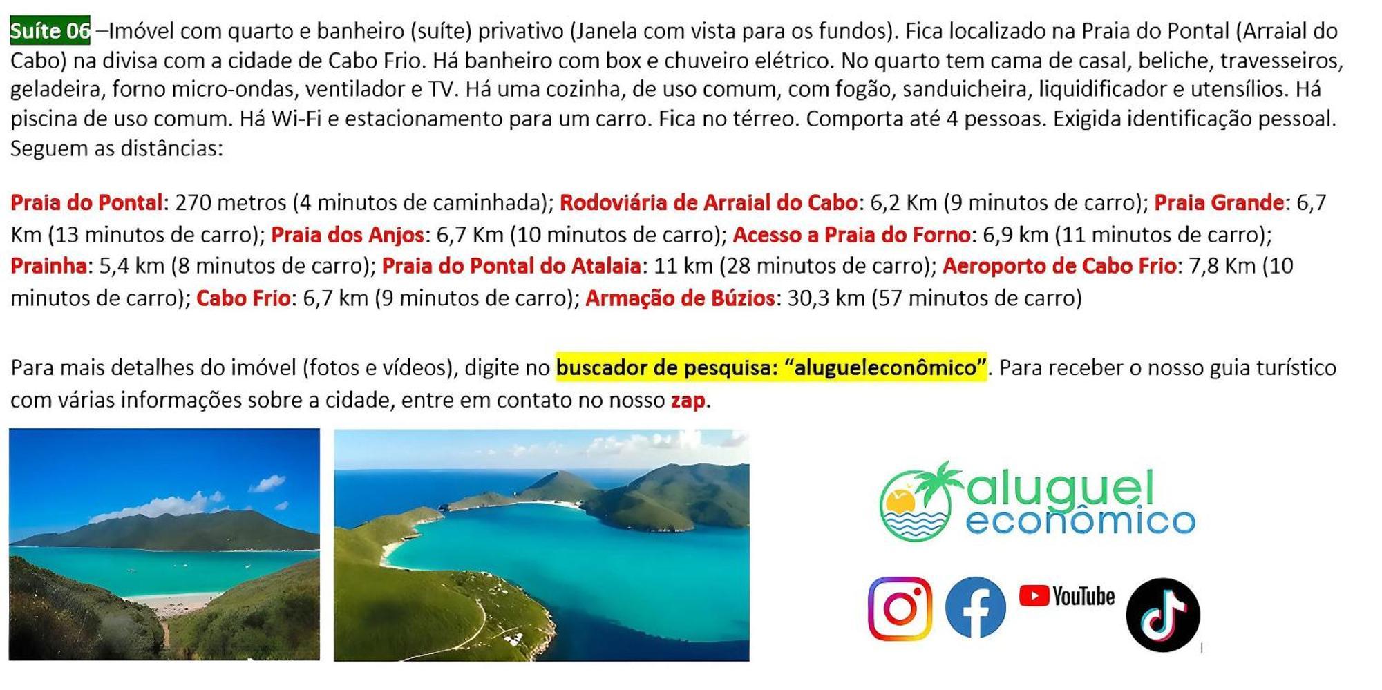 Arraial Do Cabo - Subuai Village - Aluguel Economico Eksteriør bilde