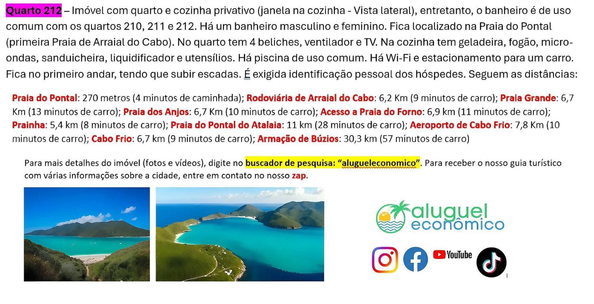 Arraial Do Cabo - Subuai Village - Aluguel Economico Eksteriør bilde