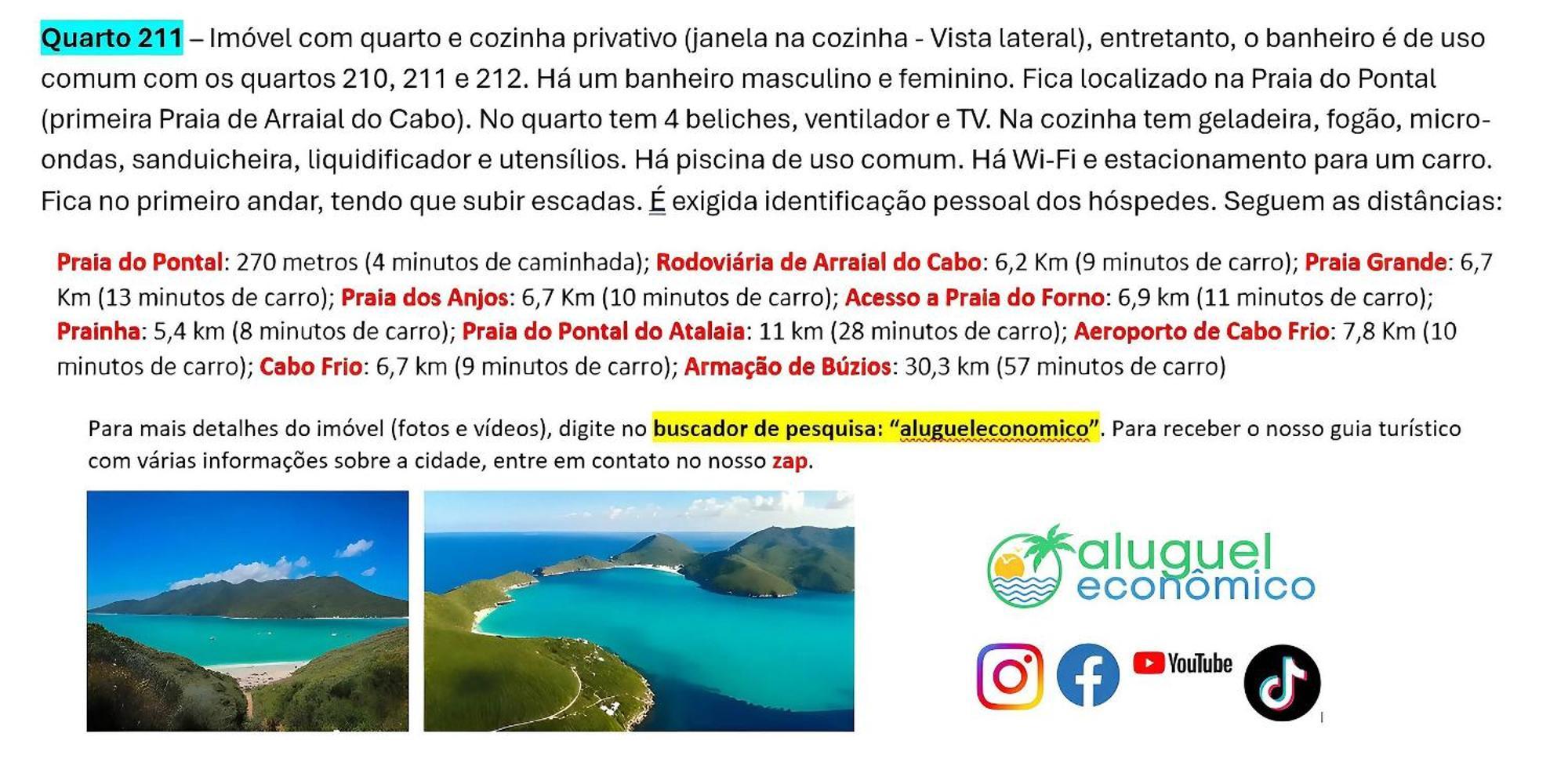 Arraial Do Cabo - Subuai Village - Aluguel Economico Eksteriør bilde
