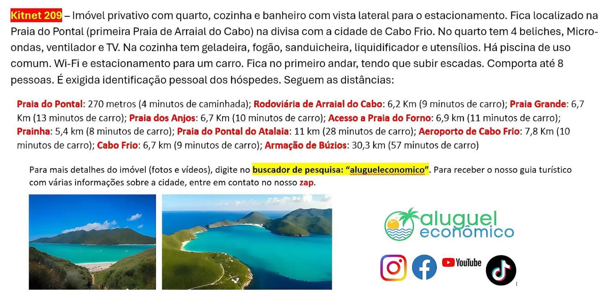 Arraial Do Cabo - Subuai Village - Aluguel Economico Eksteriør bilde