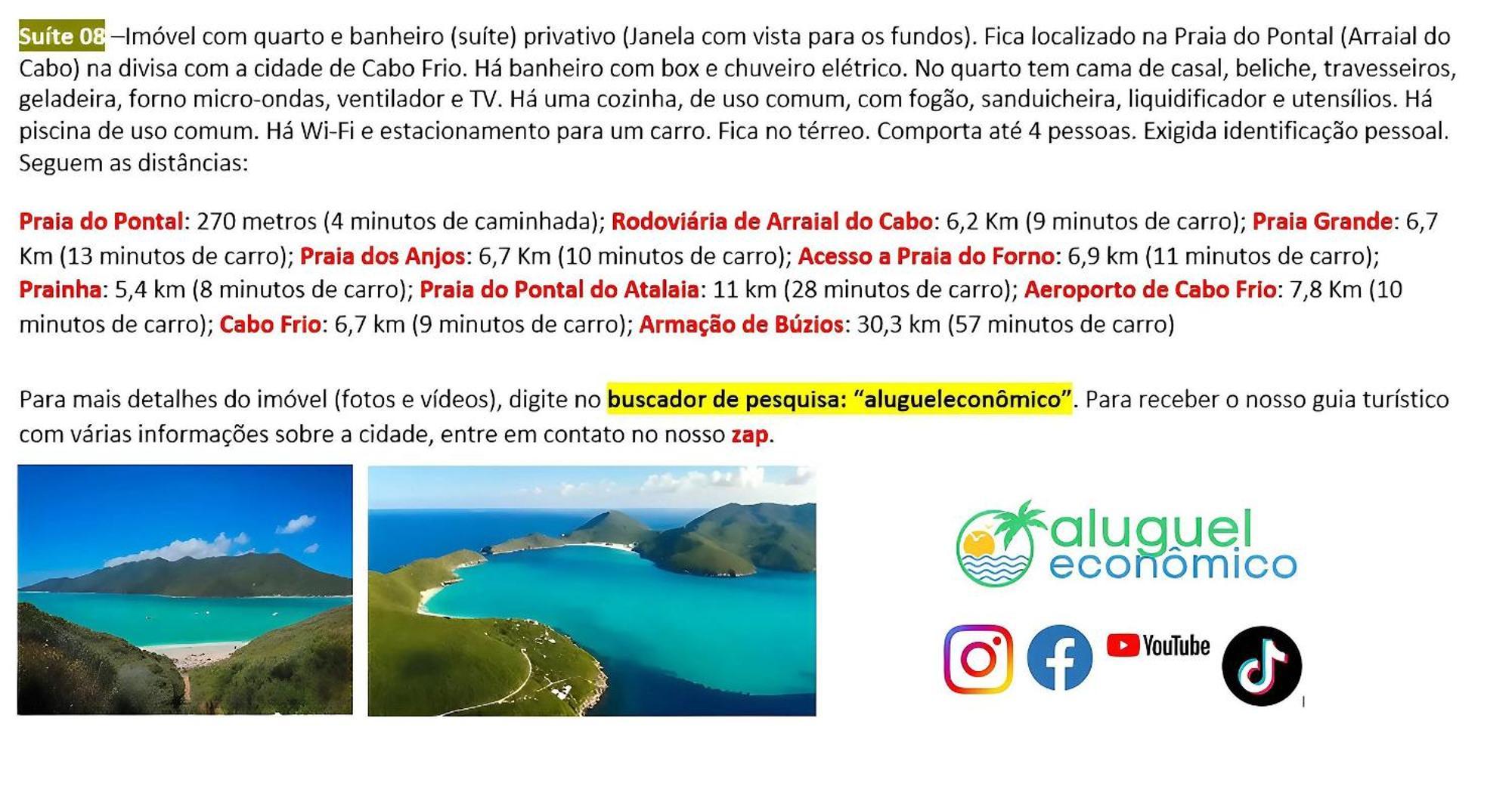 Arraial Do Cabo - Subuai Village - Aluguel Economico Eksteriør bilde